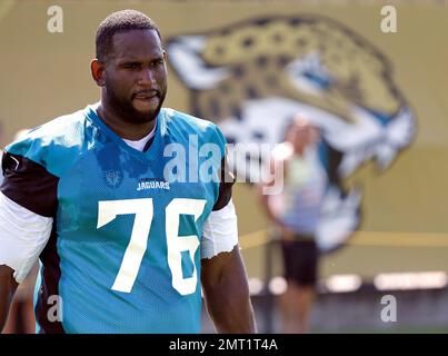 Jacksonville, FL, USA. 29th Nov, 2020. Jacksonville Jaguars kicker Aldrick  Rosas (7) brought in from the practice squad warms up before 1st half NFL  football game between the Cleveland Browns and the