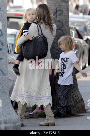 EXCLUSIVE!! - Actress Mira Sorvino was seen out and about in Venice ...