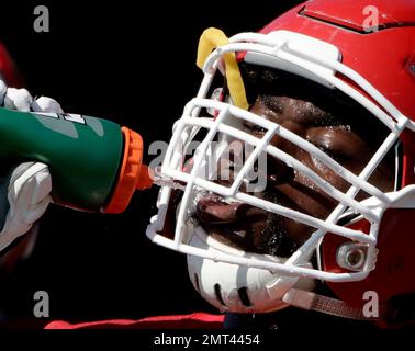 Kansas City Chiefs offensive lineman Creed Humphrey (52) in the huddle in  the first half of an NFL football game against the Los Angeles Chargers,  Thursday, December 16, 2021 in Inglewood, Calif.