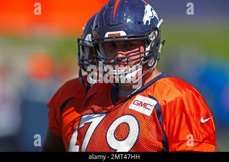 Denver Broncos cornerback Michael Ojemudia (13) takes part in drills at an  NFL football training camp at team headquarters Wednesday, July 28, 2021,  in Englewood, Colo. (AP Photo/David Zalubowski Stock Photo - Alamy