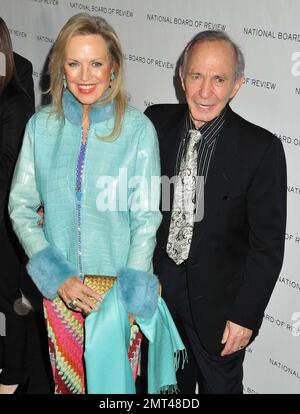 Ben Gazzara and wife Elke Stuckmann arrive at the 2011 National Board ...