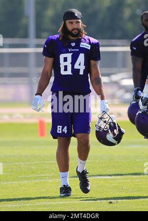 Ambitious Vikings tight end Bucky Hodges to wear No. 84