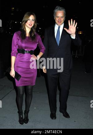 Tim Robbins and Eva Amurri attend the National Board of Review of Motion Pictures Awards Gala at Cipriani 42nd Street in New York, NY. 1/14/09. Stock Photo