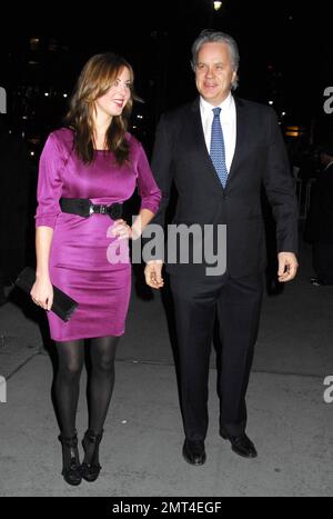 Tim Robbins and Eva Amurri attend the National Board of Review of Motion Pictures Awards Gala at Cipriani 42nd Street in New York, NY. 1/14/09. Stock Photo