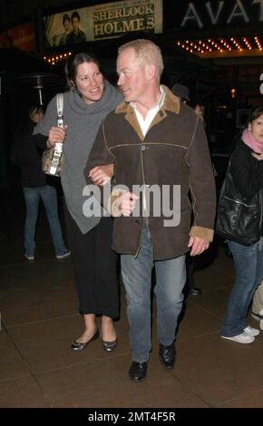 EXCLUSIVE!! Actor Neal McDonough and his wife Ruve Robertson look happy