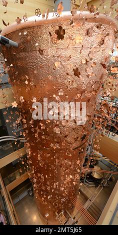 The beautiful interior of the Starbucks Reserve Roastery in Meguro City, Tokyo, Japan. Stock Photo