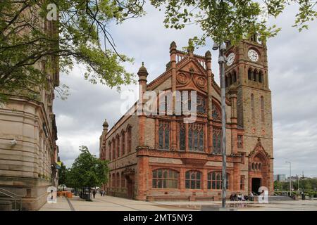 The Guildhall in Derry-Londonderry, Northern Ireland Stock Photo