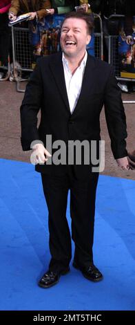 Ricky Gervais at the Night at The Museum II World Premiere, London, UK, 05/12/09. Stock Photo