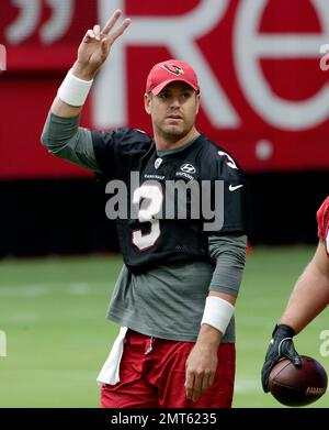 Carson Palmer game used jersey from the 2017 game vs. Tampa Bay