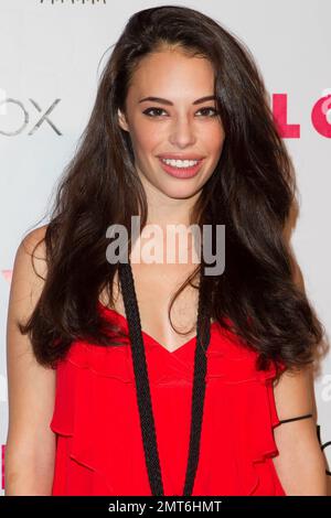 Chloe Bridges arrives to the NYLON Magazine 13th Anniversary Celebration held at Smashbox Studio. Los Angeles, CA. 10th April 2012.    . Stock Photo