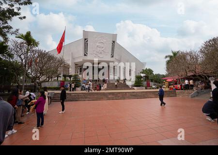 Hanoi, Vietnam, January 2023. exterior view Ho Chi Minh Museum in the city center Stock Photo