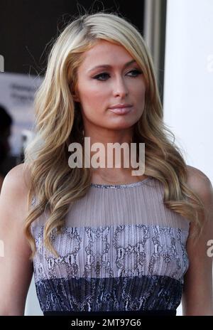 Paris Hilton arriving at Hollywood Today Live Studio in Hollywood. CA ...