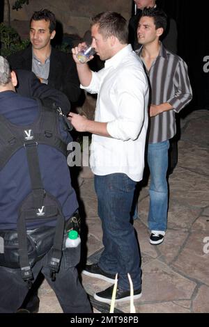 Doug Reinhardt attends Paris Hilton's launch of her new sunglasses line at a fashion show showcasing her new clothing collection at the Hard Rock Hotel and Casino. Las Vegas, NV. 10/2/09. Stock Photo