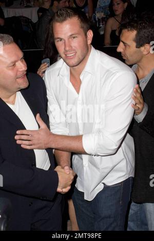 Doug Reinhardt attends Paris Hilton's launch of her new sunglasses line at a fashion show showcasing her new clothing collection at the Hard Rock Hotel and Casino. Las Vegas, NV. 10/2/09. Stock Photo