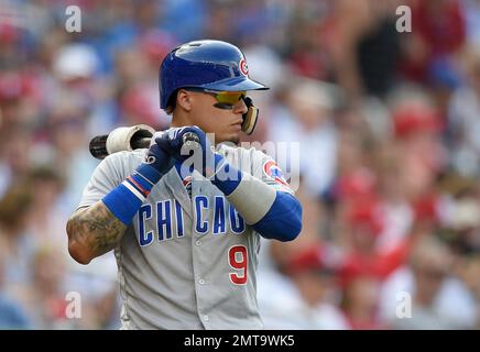 Javier Baez Game-Used Jersey -- Cardinals vs. Cubs (Game 1) -- 9/5