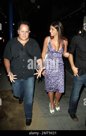 Brittny Gastineau and "Girls Gone Wild" founder Joe Francis arrive at