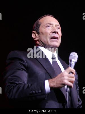 Paul Anka performs live in concert at the Seminole Hard Rock Live in Hollywood, FL. 1/20/10. Stock Photo