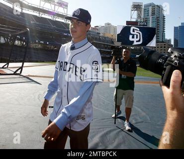 Meet C.J. Abrams, the Padres' baseball-barreling, windmill-dunking  first-round draft pick - The Athletic