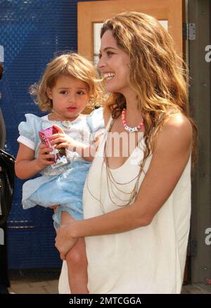 Model/Actress Josie Maran was seen with daughter Rumi Joon today at the Pregnancy Awareness Month event held at the Little Dolphins by the Sea Preschool in Santa Monica.  Los Angeles, CA.  5/2/09 Stock Photo