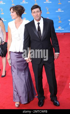 Kyle Chandler and wife Kathryn Chandler The 62nd Annual Primetime Emmy ...