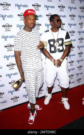 Puff Daddy attending a photocall in Las Vegas, Nevada Stock Photo - Alamy