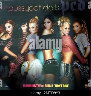The Pussycat Dolls poster promoting their debut album at Tower Records in  West Hollywood
