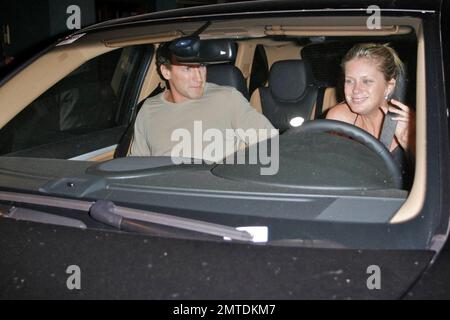 Rachel Hunter at Mr. Chows in Beverly Hills.  Los Angeles, Calif. 6/12/07. Stock Photo