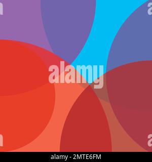 colorful circle blend abstract logo background.vector design. Stock Vector