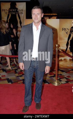 Jason O'Mara attends the World Premiere of Screen Gems' 'Resident Evil: Extinction' at Planet Hollywood Resort and Casino. Las Vegas, NV. 9/20/07. Stock Photo