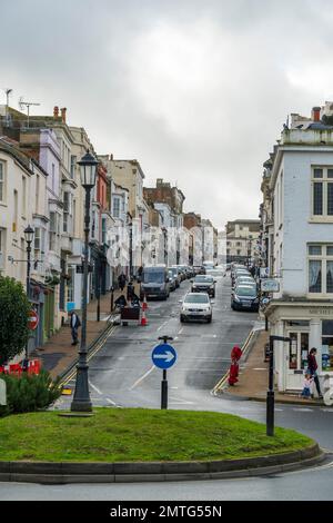 Union Street from Esplanade Ryde Isle of Wight 2023 Stock Photo