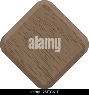 Photo realistic wood textured tile colored in grey Stock Vector