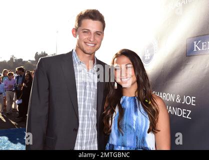 Corey Seager and Madisyn Van Ham at 4th Annual Los Angeles Dodgers
