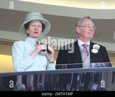 Princess Anne at day one of Royal Ascot 2012 at Ascot Racecourse. Ascot, UK. 19th June 2012. . Stock Photo