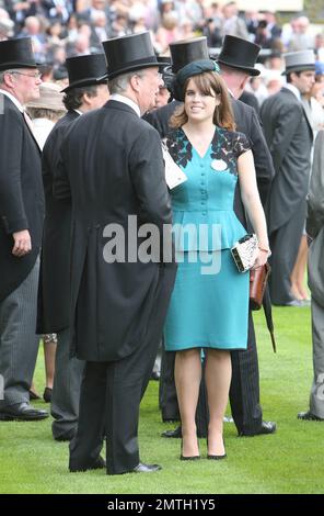 Princess Eugenie at day one of Royal Ascot 2012 at Ascot Racecourse. Ascot, UK. 19th June 2012. . Stock Photo
