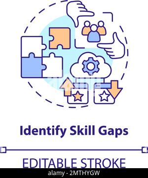 Talent gaps concept icon Stock Vector Image & Art - Alamy