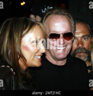 Sam Childers & Peter Fonda at the book release party for Sam Childers', 'Another Man's War' at Camden House. Beverly Hills, CA. 5/5/09. Stock Photo