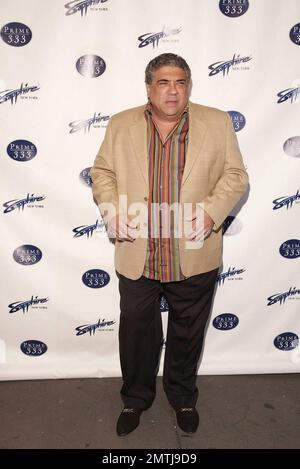 Vincent Pastore at Sapphire NY Gentlemans Club & Prime 333 Steakhouse Grand Opening. New York, NY. 04/28/09 Stock Photo