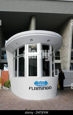 Exclusive!! Actress Scarlett Johansson, who during her recent trip to Miami won the Super Bowl promotion, 'Find Your Fortune at Flamingo,' co-sponsored by Flamingo South Beach condominiums and Fortune International, announced today that she will donate the one-year lease on the three-bedroom condominium to Miami Children's Hospital. The donated unit will be used by the hospital for families of out-of-town patients as a peaceful respite during their child's treatments.  Upon hearing the news of Ms. Johansson's generosity, Flamingo developer Michael Lerner of Chicago-based MCZ/Centrum, enhanced Stock Photo