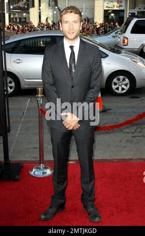 Actor Mark Webber arrives at the 'Scott Pilgrim vs the World' Premiere at Grauman's Chinese Theatre in Hollywood, CA. 7/27/10.   . Stock Photo