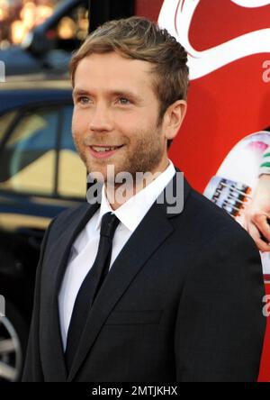 Actor Mark Webber arrives at the 'Scott Pilgrim vs the World' Premiere at Grauman's Chinese Theatre in Hollywood, CA. 7/27/10.   . Stock Photo