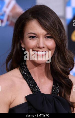 45-year-old actress Diane Lane looks fabulous and half her age as she walks the red carpet in a little black dress at the world premiere of ÒSecretariatÓ held at the El Capitan Theatre.  'Secretariat' tells the story of Penny Chenery, owner of the 1973 Triple Crown-winning horse Secretariat. Los Angeles, CA. 09/30/10. Stock Photo