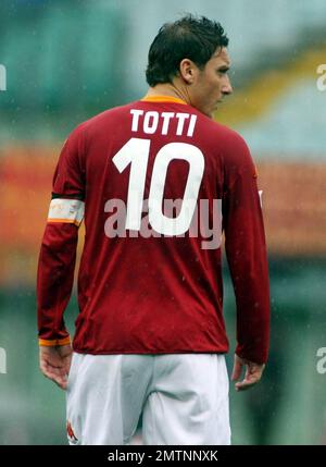 Roma's player Francesco Totti in the match Roma-Empoli for