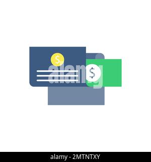 Flat clipboard and check marks Stock Vector