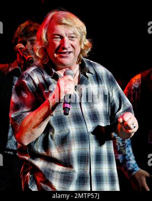 Lou Gramm performs during the first annual Sounding Off for a Cure concert benefiting the Voices Against Brain Cancer Foundation held at the Fillmore Miami Beach at the Jackie Gleason Theater in Miami Beach, FL. 4/14/11. Stock Photo