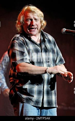 Lou Gramm performs during the first annual Sounding Off for a Cure concert benefiting the Voices Against Brain Cancer Foundation held at the Fillmore Miami Beach at the Jackie Gleason Theater in Miami Beach, FL. 4/14/11. Stock Photo