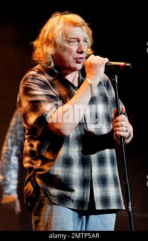 Lou Gramm performs during the first annual Sounding Off for a Cure concert benefiting the Voices Against Brain Cancer Foundation held at the Fillmore Miami Beach at the Jackie Gleason Theater in Miami Beach, FL. 4/14/11. Stock Photo