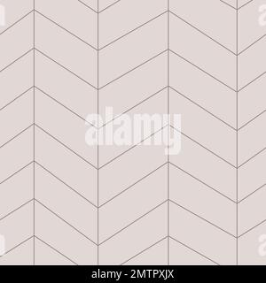 Grunge old wood vector beige seamless pattern with wooden zigzag panels and planks. Herringbone background. Stock Vector