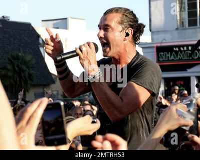 Gavin Rossdale of Bush perfroms at day 3 of the 4th Annual Sunset Strip ...