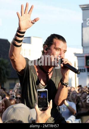 Gavin Rossdale of Bush perfroms at day 3 of the 4th Annual Sunset Strip ...