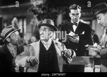 Monsieur La Souris Midnight in Paris Year: 1942 - France Director: Georges Lacombe Raymond Aimos, Raimu Stock Photo